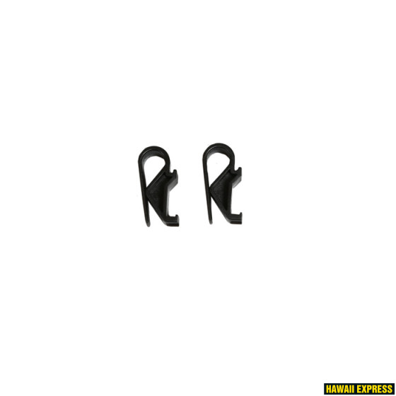 Hook on system, set of 2 hooks, black Hook on system, set of 2 hooks, black