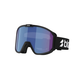 RAVE JR MATT BLACK-WHITE LOGO LIGHT ORANGE/BLUE