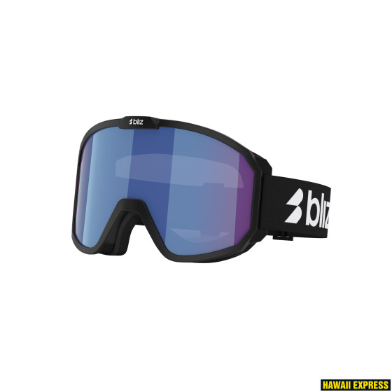 RAVE JR MATT BLACK-WHITE LOGO LIGHT ORANGE/BLUE RAVE JR MATT BLACK-WHITE LOGO LIGHT ORANGE/BLUE