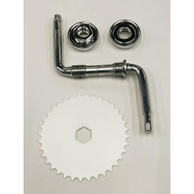 Crankset 1s 1/2*1/8*36T 102mm ZX-002CP Crankset 1s 1/2*1/8*36T 102mm ZX-002CP