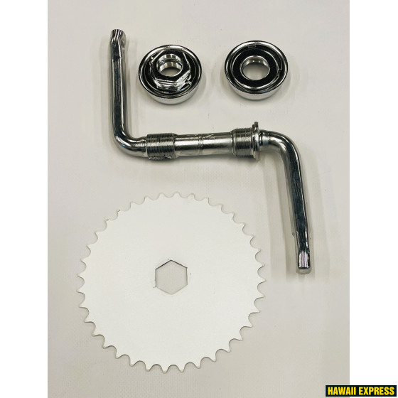 Crankset 1s 1/2*1/8*36T 102mm ZX-002CP Crankset 1s 1/2*1/8*36T 102mm ZX-002CP