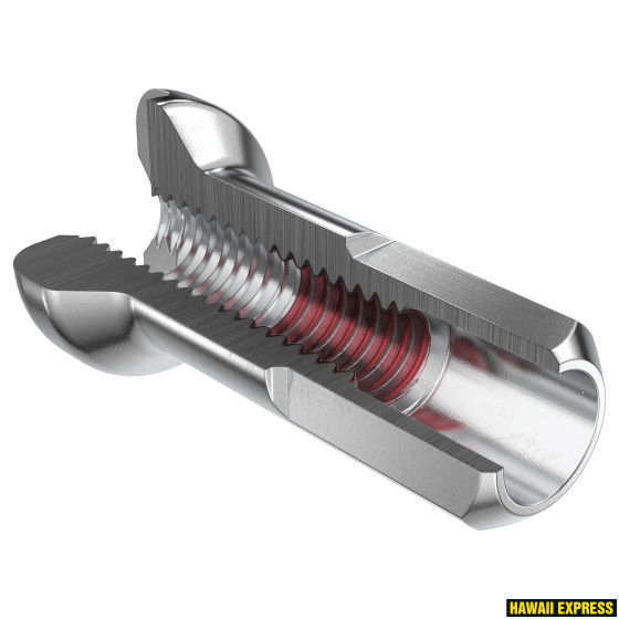Kodaranippel 2,0x12mm Pro lock Alu Kodaranippel 2,0x12mm Pro lock Alu