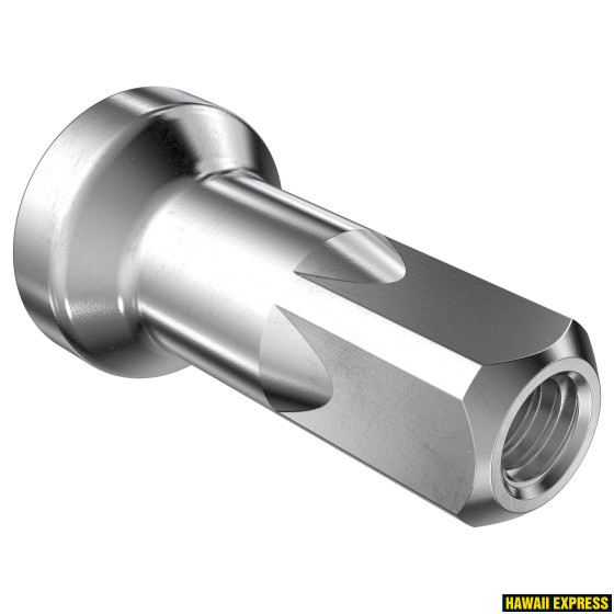 Kodaranippel 2,0x12mm HIDEN standard brass pro lock