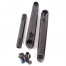 Crank set BMX MVP V2 48T 175mm black (Arms+Axle) 1s Crank set BMX MVP V2 48T 175mm black (Arms+Axle) 1s