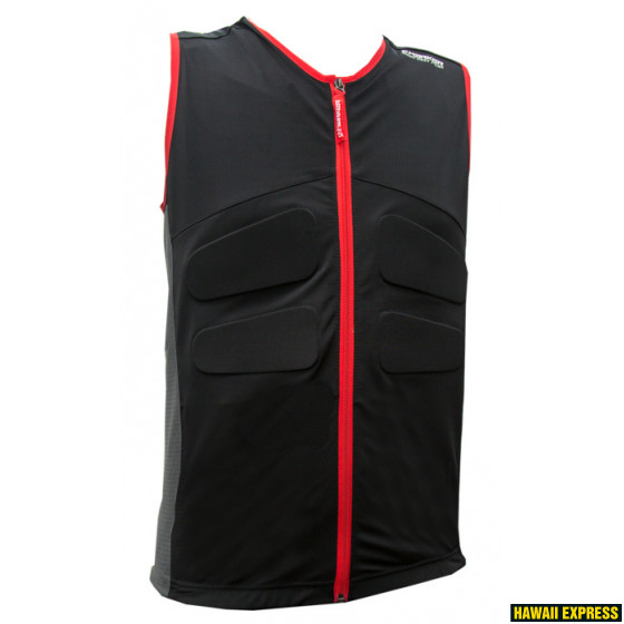 BODY VEST MAP MEN BLACK/RED BODY VEST MAP MEN BLACK/RED
