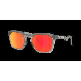 HSTN SQ MATTE GREY SMOKE w/PRIZM RUBY