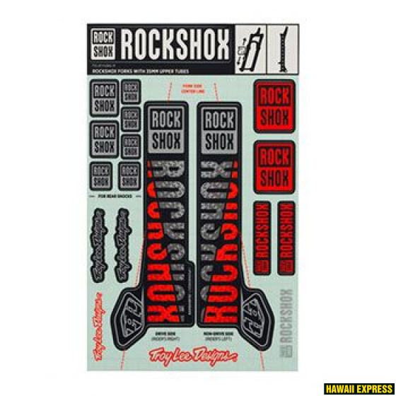 Varuosa amordile Troy Lee Designs Decal Kit f.Pike/Lyrik/Yari/Domain/Revelation c. 2018
