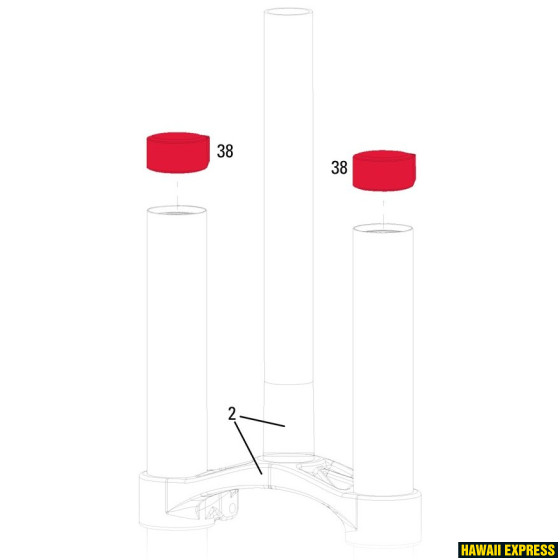 Upper Tube/Frame Bumper Stop Qty2 10-2012 Boxxer Upper Tube/Frame Bumper Stop Qty2 10-2012 Boxxer