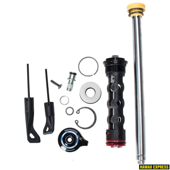 FORK DAMPER ASSEMBLY - CROWN RL, 27.5/29 (THREAD PITCH 1.0MM)(INCLUDES RIGHT SIDE INTERNALS) - 30 GO FORK DAMPER ASSEMBLY - CROWN RL, 27.5/29 (THREAD PITCH 1.0MM)(INCLUDES RIGHT SIDE INTERNALS) - 30 GO