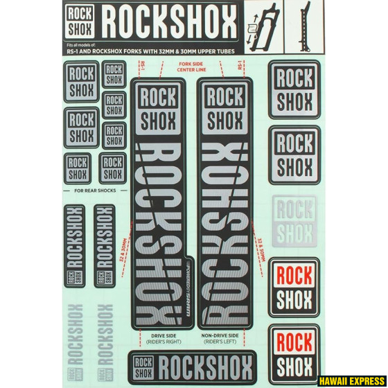 DECAL KIT 30/32mm SID/RB/RVLTN/SKTR/RCN/XC30-32/30 DECAL KIT 30/32mm SID/RB/RVLTN/SKTR/RCN/XC30-32/30