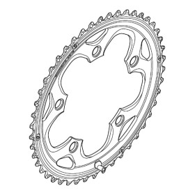 esihammasratas 10s MNT 46T FC-CX50 2x10 BCD 110 esihammasratas 10s MNT 46T FC-CX50 2x10 BCD 110