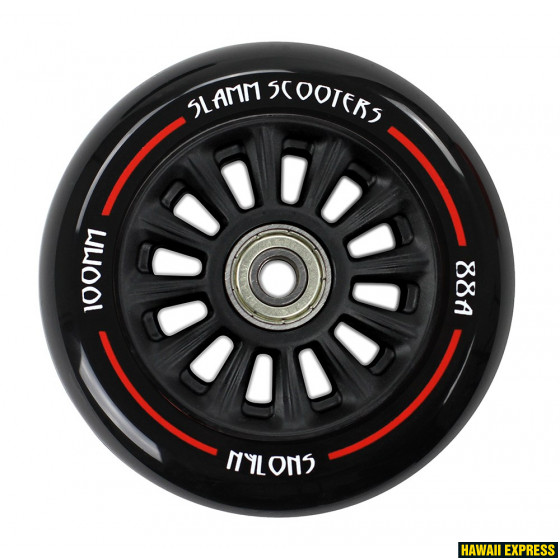 TÕUKERATTA RATAS 100mm Nylon Core 1tk TÕUKERATTA RATAS 100mm Nylon Core 1tk