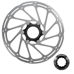 Rotor Centerline CenterLock 160mm Black Rounded (includes internal tooled lockring)