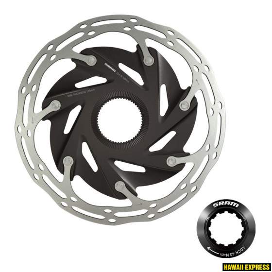 Brake rotors CenterLine X Road CL 160 rounded (includes internal tooled lockring)