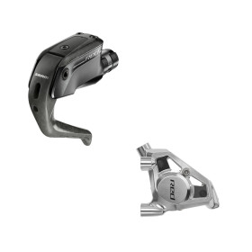 KETASPIDUR RED E1 AERO REAR CALIPER BRAKE LEVER 2000MM HOSE (ROTOR SOLD SEPARATELY)