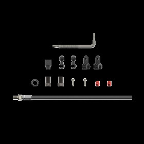 Hose Kit -Threaded Inline Crimp -2000mmBlk (inc. crimp,  fittings) - Elixir 5/7/9/R/CR/X0,Guide RSC