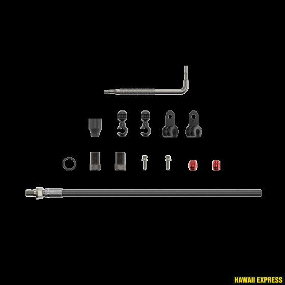 Hose Kit -Threaded Inline Crimp -2000mmBlk (inc. crimp,  fittings) - Elixir 5/7/9/R/CR/X0,Guide RSC