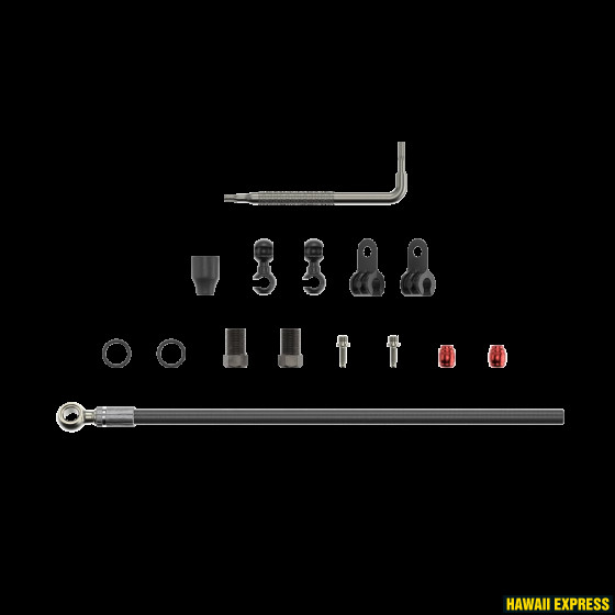 DISC BRAKE HYDRAULIC HOSE KIT - SILVER BANJO -2000MMBLK (INC. BANJO, FITTINGS) - XX,JUICY5/7/,GUIDE