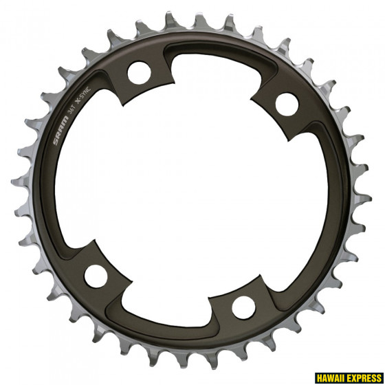 CHAIN RING ROAD 38T 107BCD X-SYNC BLAST BLACK CHAIN RING ROAD 38T 107BCD X-SYNC BLAST BLACK
