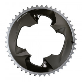 CHAIN RING ROAD 46T 107BCD 2X12 FORCE POLAR GREY WITH COVER PLATE CHAIN RING ROAD 46T 107BCD 2X12 FORCE POLAR GREY WITH COVER PLATE