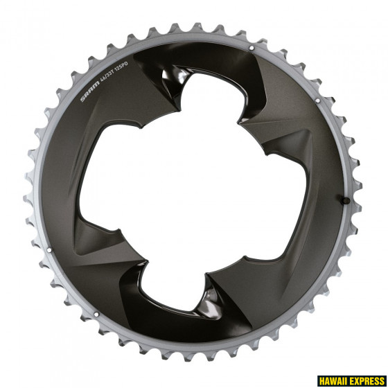 CHAIN RING ROAD 48T 107BCD 2X12 FORCE POLAR GREY WITH COVER PLATE