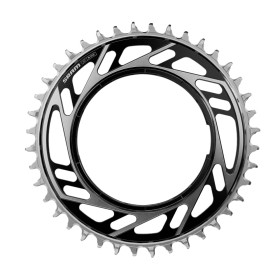 CHAIN RING ROAD 42T THREADED MOUNT X-SYNC 6.5MM OFFSET RED E1 BLACK/SILVER (including thread back up CHAIN RING ROAD 42T THREADED MOUNT X-SYNC 6.5MM OFFSET RED E1 BLACK/SILVER (including thread back up