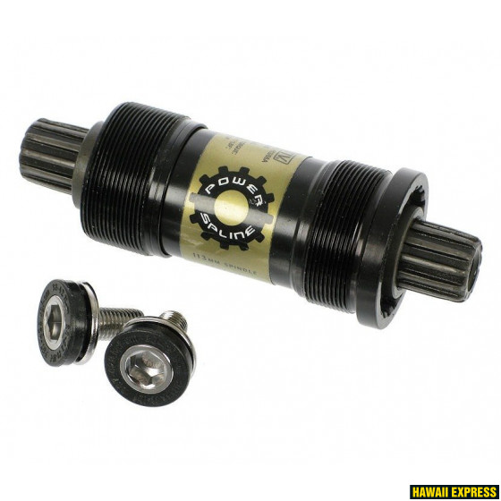 BOTTOM BRACKET POWER SPLINE 113/68 ALLOY CUPS BOTTOM BRACKET POWER SPLINE 113/68 ALLOY CUPS