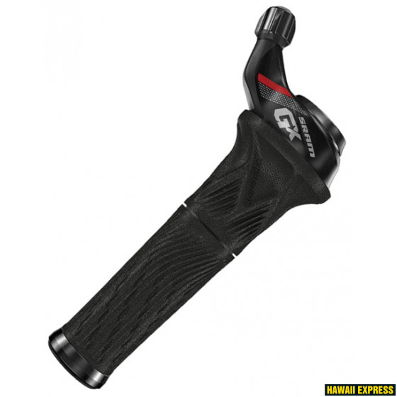 KÄIGUEEBEL 2s GX 2x11 Grip Shift vasak+Locking Grips punane