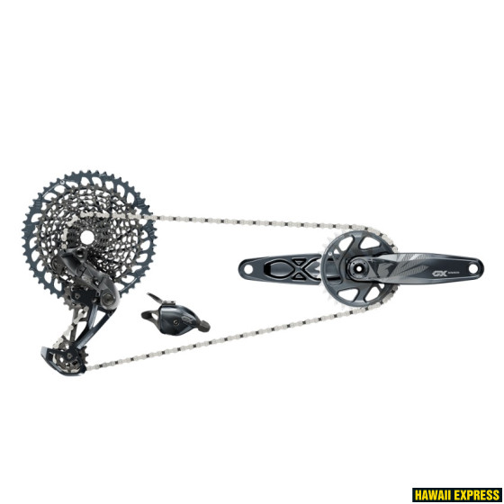 GX Eagle DUB Groupset Lunar (Rear Der, Trigger Shifter w Clamp, Crankset DUB 12s 175 w DM 32t X-SYNC GX Eagle DUB Groupset Lunar (Rear Der, Trigger Shifter w Clamp, Crankset DUB 12s 175 w DM 32t X-SYNC