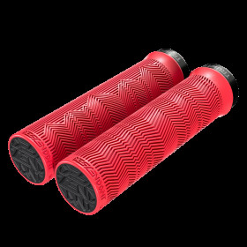 KÄEPIDE Descendant Grips Red/Blood Red Single Locking 133