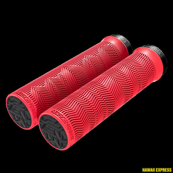 LOCKING GRIPS DESCENDANT RD/BLK MRBLD