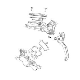 Varuosa ketaspidurile CALIPER ASSEMBLY RIVAL ETAP AXS D1 FM F+R sram Varuosa ketaspidurile CALIPER ASSEMBLY RIVAL ETAP AXS D1 FM F+R sram