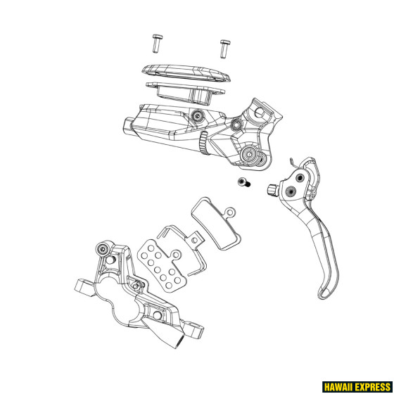 Varuosa ketaspidurile CALIPER ASSEMBLY RIVAL ETAP AXS D1 FM F+R sram Varuosa ketaspidurile CALIPER ASSEMBLY RIVAL ETAP AXS D1 FM F+R sram
