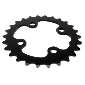 CHAIN RING MTB 24T 64 B V1 ALUMINUM 3MM BLAST BLACK 9 & 10 SPEED CHAIN RING MTB 24T 64 B V1 ALUMINUM 3MM BLAST BLACK 9 & 10 SPEED