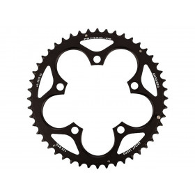 CHAIN RING ROAD 48T 110 V2 ALUMINUM 4MM BLACK GXP LONG PIN (48-34) CHAIN RING ROAD 48T 110 V2 ALUMINUM 4MM BLACK GXP LONG PIN (48-34)