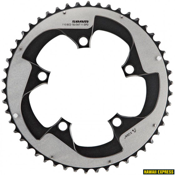 Chain Ring Road Red22 X-Glide R 50T Yaw 11 Speed S3 110 Alum 5mm Falcon Grey BB30 or GXP (50-34) Chain Ring Road Red22 X-Glide R 50T Yaw 11 Speed S3 110 Alum 5mm Falcon Grey BB30 or GXP (50-34)