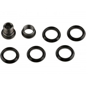 CRANK CHAINRING SPACERS (QTY 5) INCLUDING HIDDEN BOLT/NUT KIT FOR CX1 CHAINRING CRANK CHAINRING SPACERS (QTY 5) INCLUDING HIDDEN BOLT/NUT KIT FOR CX1 CHAINRING