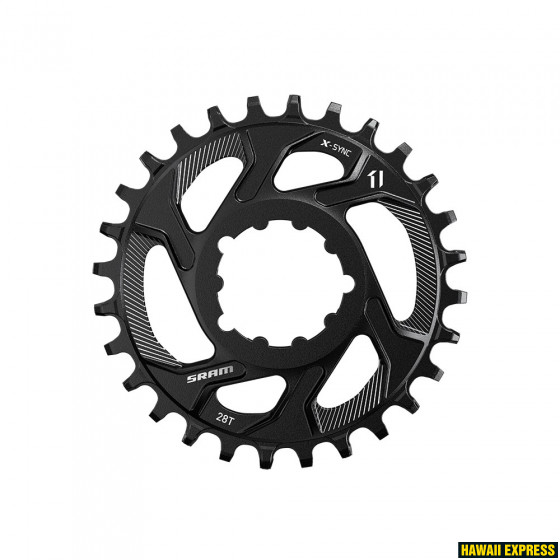Chain Ring X-SYNC STEEL 28T Direct Mount 3mm Offset Steel 3.5mm Black 11 speed Chain Ring X-SYNC STEEL 28T Direct Mount 3mm Offset Steel 3.5mm Black 11 speed