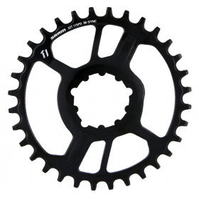 Chain Ring X-SYNC STEEL 32T Direct Mount 3mm Offset Steel 3.5mm Black 11 speed Chain Ring X-SYNC STEEL 32T Direct Mount 3mm Offset Steel 3.5mm Black 11 speed