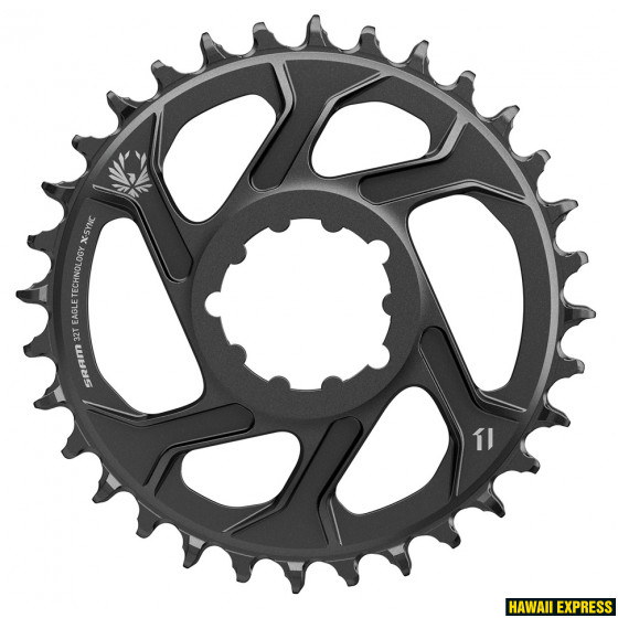 Chain Ring X-SYNC 2 32T Direct Mount 6mm Offset Alum Eagle Black Chain Ring X-SYNC 2 32T Direct Mount 6mm Offset Alum Eagle Black