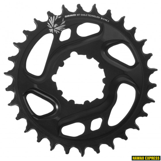 Chain Ring X-SYNC 2 32T Eagle Direct Mount 6mm Offset Cold Forged Aluminum Black