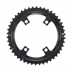 Chain Ring Road Asymmetrical 46T 110 Alum 3mm Black (46-34) Chain Ring Road Asymmetrical 46T 110 Alum 3mm Black (46-34)