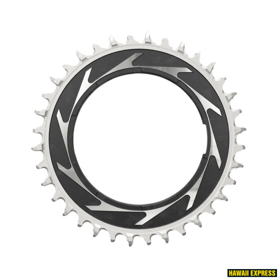 Chain Ring T-TYPE 36T Powermeter Threaded 3mm Offset Eagle (including pin thread backup and screw) -