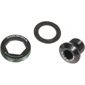 CRANK ARM BOLT KIT M15/M26 ALLOY SELF-EXTRACTING GXP BLACK QTY 1 CRANK ARM BOLT KIT M15/M26 ALLOY SELF-EXTRACTING GXP BLACK QTY 1