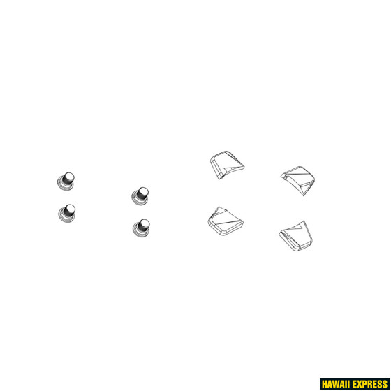CHAINRING BOLT KIT 4X1 M8.5X7 / M8.5X5 STEEL BLACK QTY 4 CHAINRING BOLT KIT 4X1 M8.5X7 / M8.5X5 STEEL BLACK QTY 4