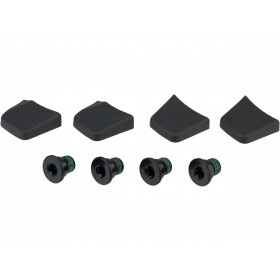 CHAINRING BOLT KIT 4X1 M8X6.5X3.4 ALUMINUM INCLUDING BOLT COVERS BLACK QTY 4 CHAINRING BOLT KIT 4X1 M8X6.5X3.4 ALUMINUM INCLUDING BOLT COVERS BLACK QTY 4