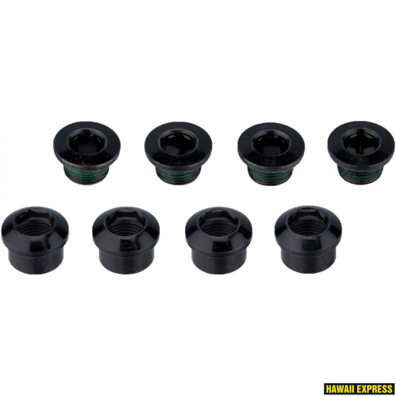 CHAINRING BOLT KIT 4X1 M8.5X5 STEEL BLACK EAGLE EMTB QTY 4