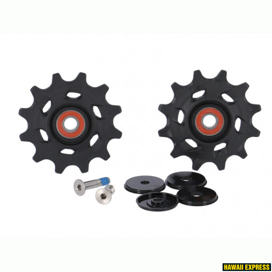 REAR DERAILLEUR PULLEY KIT FORCE ETAP AXS STEEL BEARING 12 SPEED REAR DERAILLEUR PULLEY KIT FORCE ETAP AXS STEEL BEARING 12 SPEED