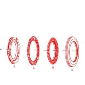 Varuosa rummule COGNITION V2 RATCHET, SPRING, SEAL CAP